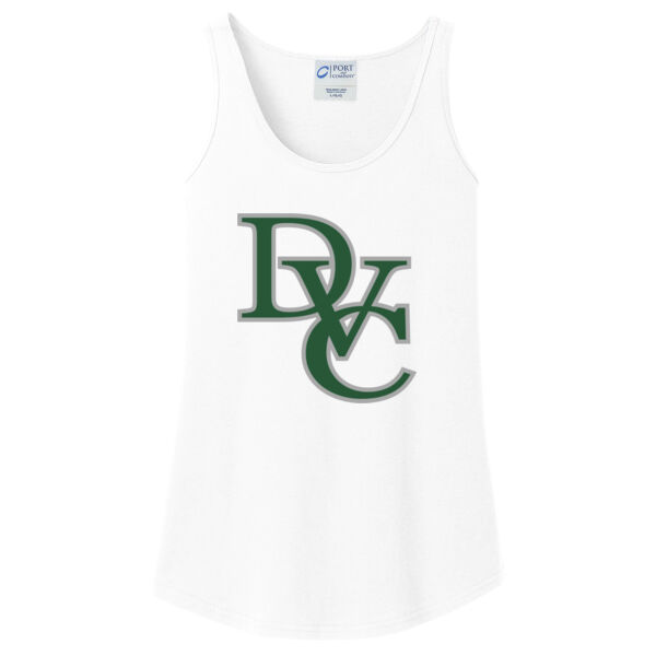 Ladies 100% Cotton Tank Top, DVC_Team_Gray/Hunter Thumbnail