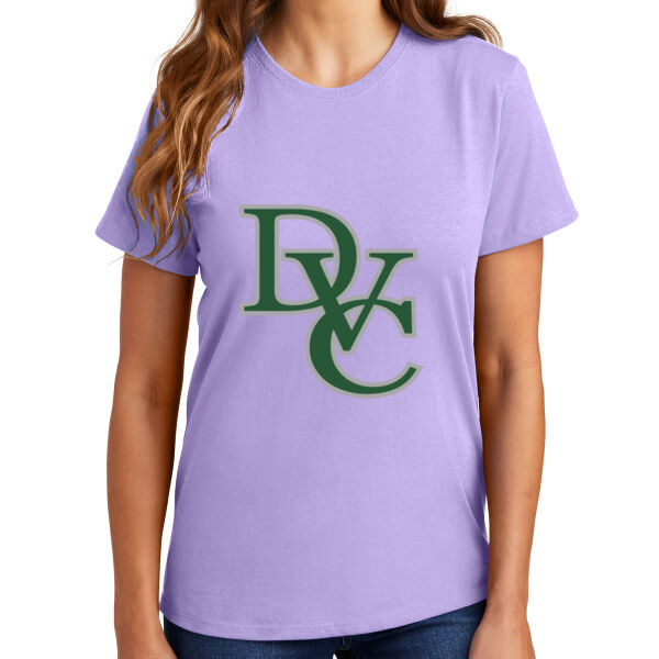 Ladies Essential T Shirt, DVC_Team_Gray/Hunter Thumbnail
