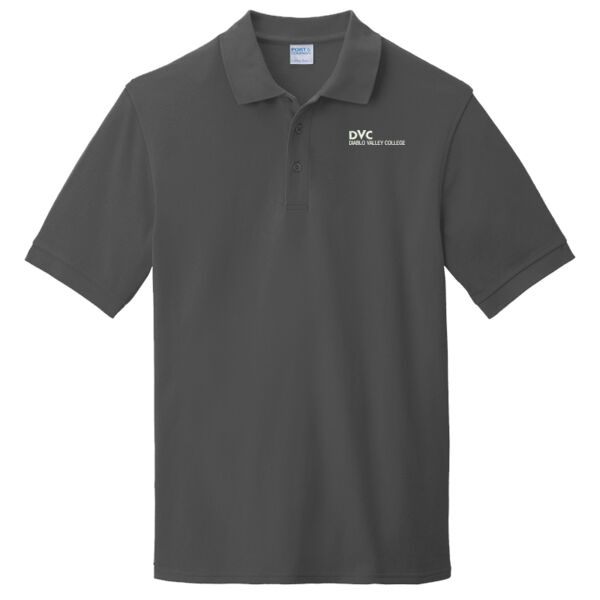 Ring Spun Pique Polo, DVC_White Thumbnail