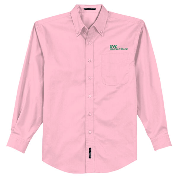Adult Long Sleeve Easy Care Shirt, DVC_Green Thumbnail