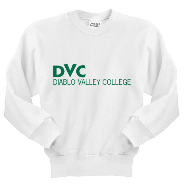 Youth Crewneck Sweatshirt, DCV_Green Thumbnail