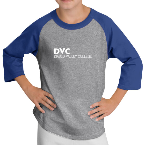 Youth Colorblock Raglan Jersey, DVC_White Thumbnail