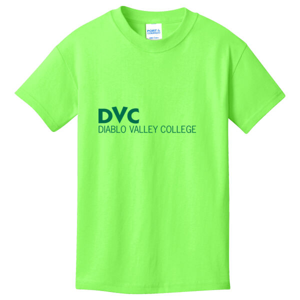 Youth 100% Cotton T Shirt, DVC_Green Thumbnail