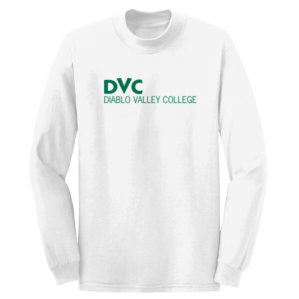 Adult Long Sleeve 100% Cotton T Shirt, DVC_Green Thumbnail