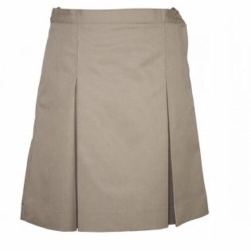 GIRLS 2 Pleat Skirt Husky Sizes 7.5-18.5_US Thumbnail